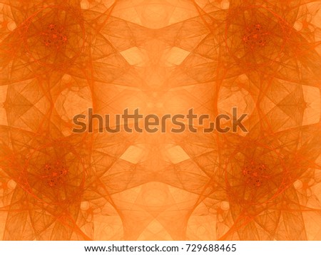 Abstract fractal background toned in yellow color.Design element for book covers, presentations layouts, title and page backgrounds. Digital collage. Raster clip art.