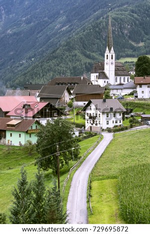 Austria Alps Church