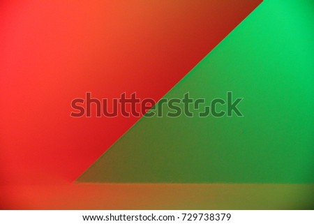 Photography of Pop Up for texture of background color red and green