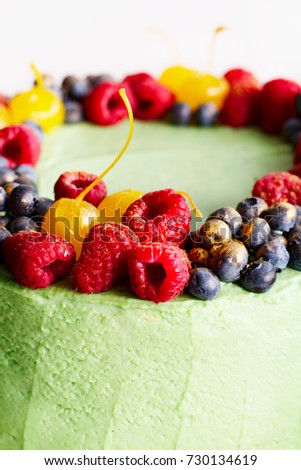 Picture of tasty berry cake