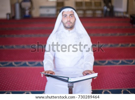Muslim arabic gulf  man