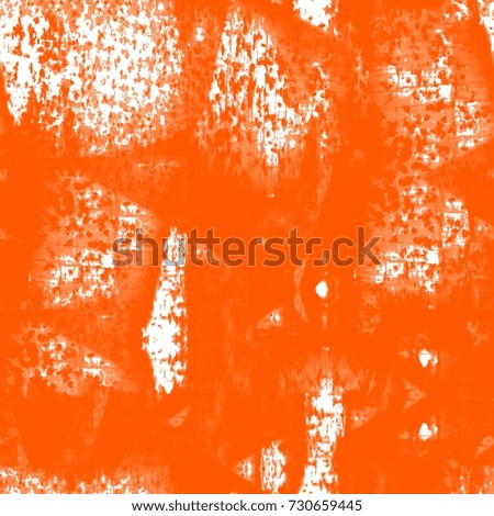 Seamless dark brown grunge background. Black white orange old weathered surface in horror style. Dirty spots, cracks, splashes. Abstract texture of a rusty aged surface. Light brown backdrop