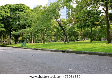  Holidays in bangkok public park,Family Activities,Nature background in thailand,Shade and tranquility Royalty-Free Stock Photo #730868524