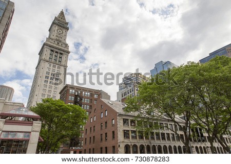 Boston, a walk through downtown Boston and Financial district