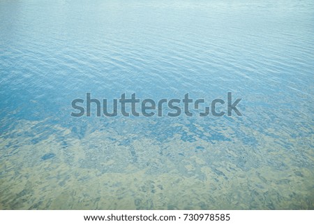 Blue water with ripples. River Lake Sea. Background texture