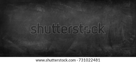 Chalk rubbed out on blackboard  Royalty-Free Stock Photo #731022481
