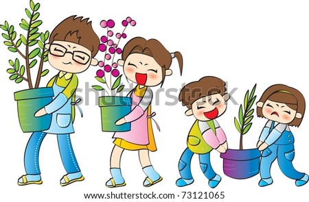 Happy Gardening with Family