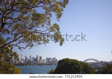 Sydney City from a Distance View, Australia