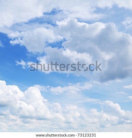 cloud in  blue sky Royalty-Free Stock Photo #73123231