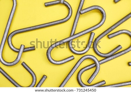 A studio photo of kitchen utensil hooks