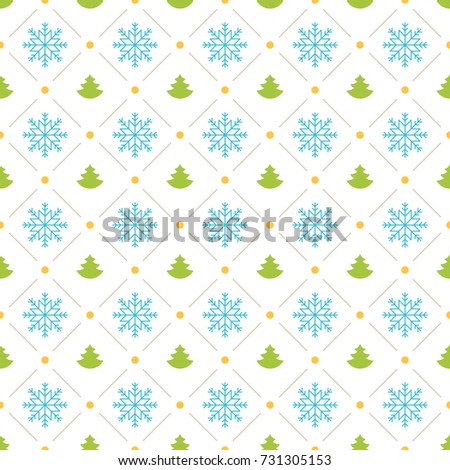 Christmas pattern vector design background, wrapping paper, greeting card. Golden snowflakes icons.