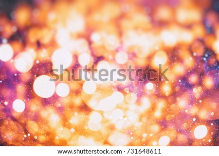 Mystic color abstract background, circle bokeh.