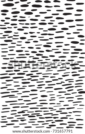 Abstract hand drawing textures. Vector illustration set.