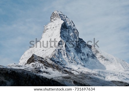 Matterhorn Zermatt Switzerland, most beautiful mountain, Swiss alps