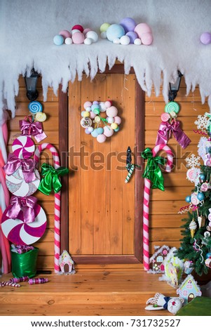 Room Christmas Tree, Xmas Home Interior Decoration, Toys, Christmas decorations, photo zone