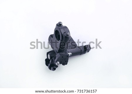 spare parts on a white background