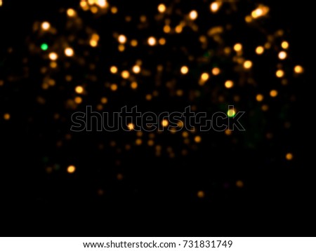 Blurred Colorful lights. defocused bokeh lights on black background