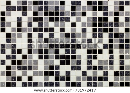 Mosaic wall material background