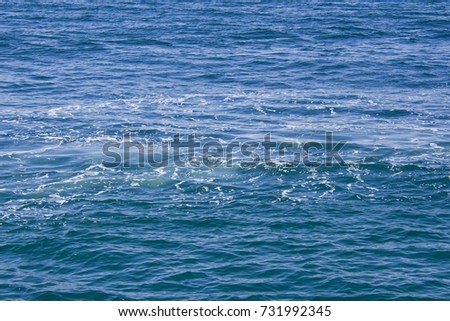 still ocean water as a background