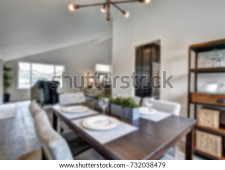 interior blur view abstract place apartment design room background