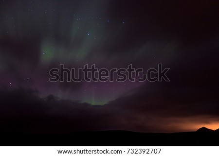Aurora boreali, Northern Lights Dancing with Stars in Iceland