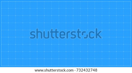 Wide blueprint background. Vector illustration Royalty-Free Stock Photo #732432748
