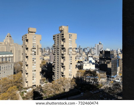 Cityview over Lower East Side, New York