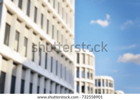 Blur office building with background.