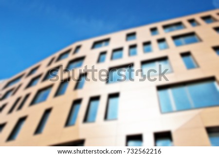 Blur office building with background.