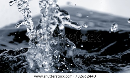 Water background / Water is a transparent and nearly colorless chemical substance that is the main constituent of Earth's streams, lakes, and oceans, and the fluids of most living