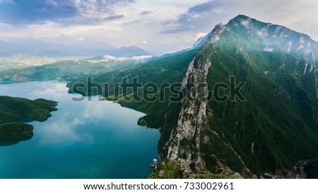 Marvelous nature aerial view