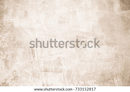 OLD NEWSPAPER BACKGROUND, PAPER TEXTURE