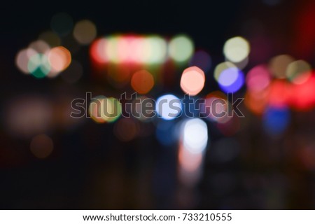 Blurry images ,Colorful bokeh, for background