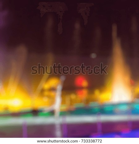 Fireworks festival theme creative abstract blur background with bokeh effect