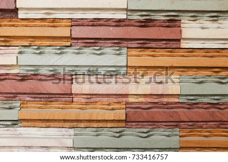 pattern slate stone wall