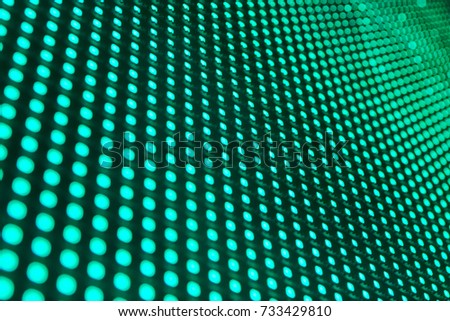 Abstract green digital monitor