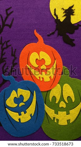 Halloween pumpkin image  which can be used as a background or texture
