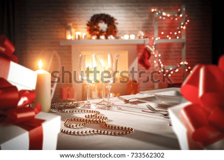 xmas time and free space for your decoration 