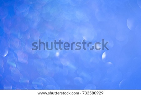 LIGHTS on a blue background