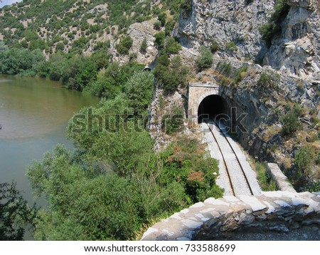 Nestos river near Xanthi Thrace Greece