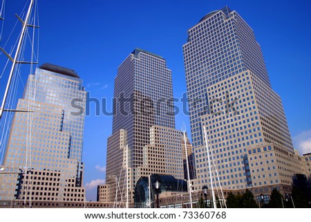Manhattan skyline on a Clear Blue Day