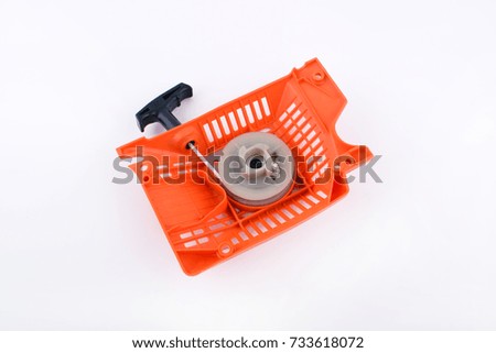 accessories on white background