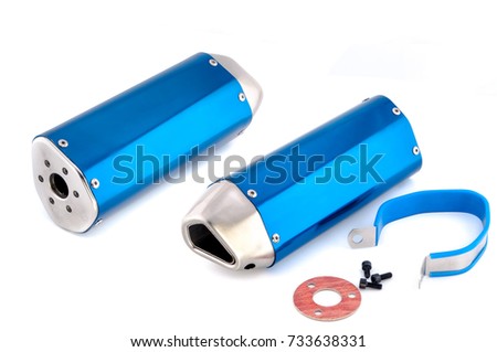 accessories on white background