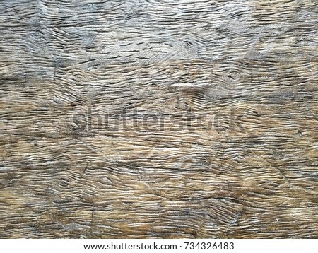 Background texture of the walls are made of bark patterns.