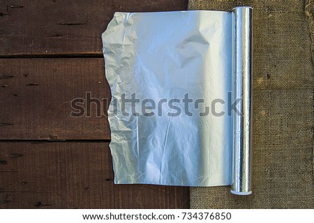 aluminum foil,kitchen tools and utensils, aluminum foil used in kitchen, aluminum foil pictures in different concepts,