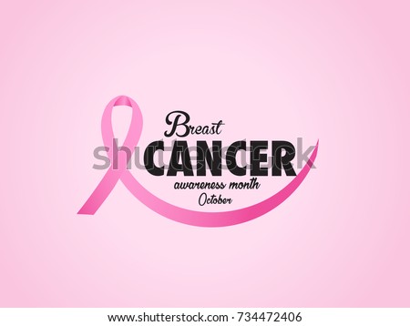 October and Cancer awareness.