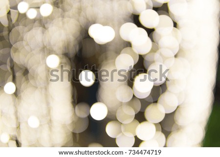 gold bokeh of tiny light for abstract background. celebration or xmas concept