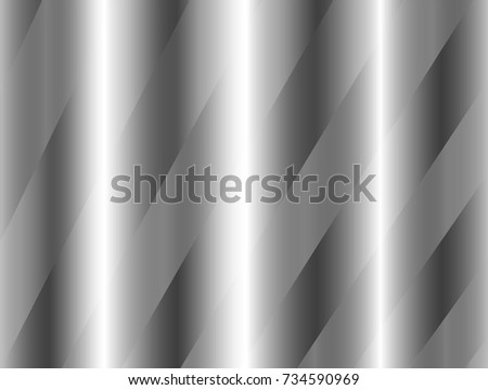 vector Illustration and graphic background,abstract white and gray geometric texture,gray gradient shiny incline curly and groove surface of aluminum or metal,material same tape on the pipe aluminum