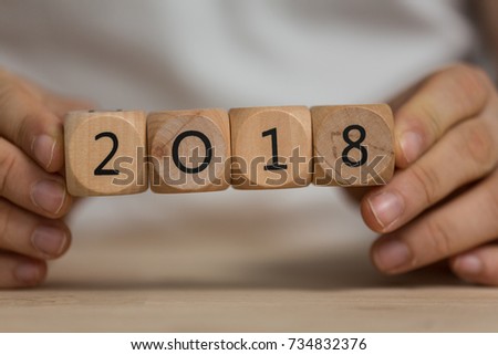 2018 wood cubes