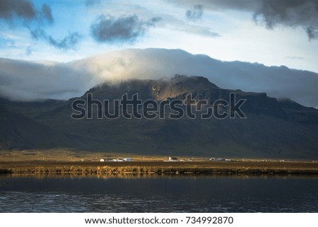 Icelandic landscapes background